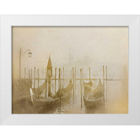 Venice at Dusk White Modern Wood Framed Art Print by Allen, Kimberly