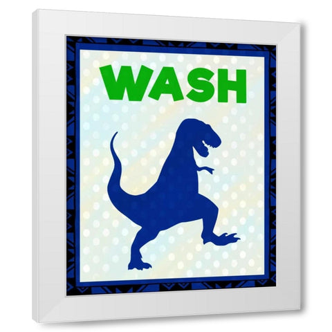 Wash White Modern Wood Framed Art Print by Allen, Kimberly