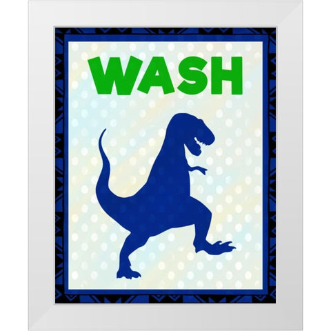 Wash White Modern Wood Framed Art Print by Allen, Kimberly