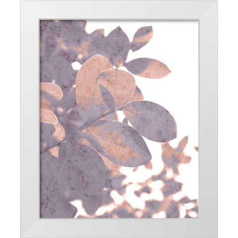 Dusk Leaves 1 White Modern Wood Framed Art Print by Kimberly, Allen