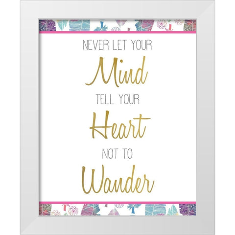 Wild 7 White Modern Wood Framed Art Print by Kimberly, Allen