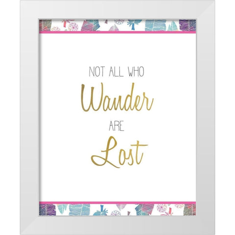 Wild 8 White Modern Wood Framed Art Print by Kimberly, Allen