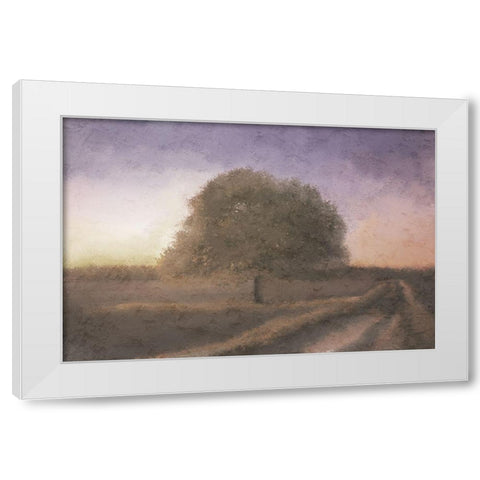 Fall Dusk White Modern Wood Framed Art Print by Kimberly, Allen