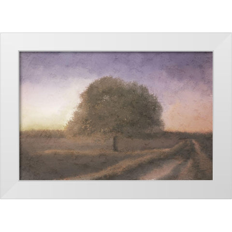 Fall Dusk White Modern Wood Framed Art Print by Kimberly, Allen