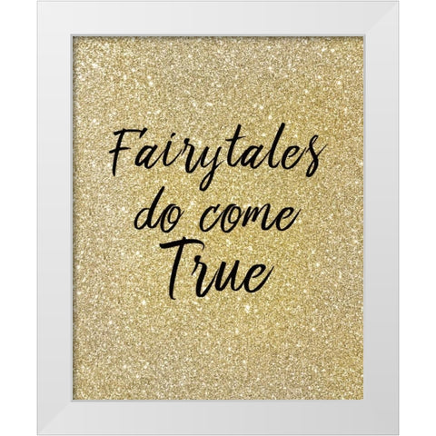Fairytales White Modern Wood Framed Art Print by Allen, Kimberly