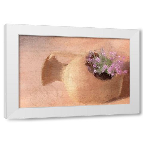 In Bloom White Modern Wood Framed Art Print by Allen, Kimberly