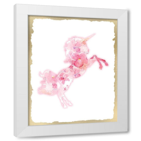 Never Let Go 1 White Modern Wood Framed Art Print by Kimberly, Allen