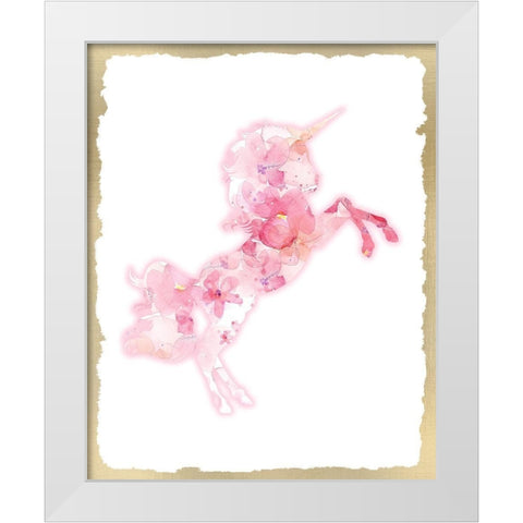 Never Let Go 1 White Modern Wood Framed Art Print by Kimberly, Allen