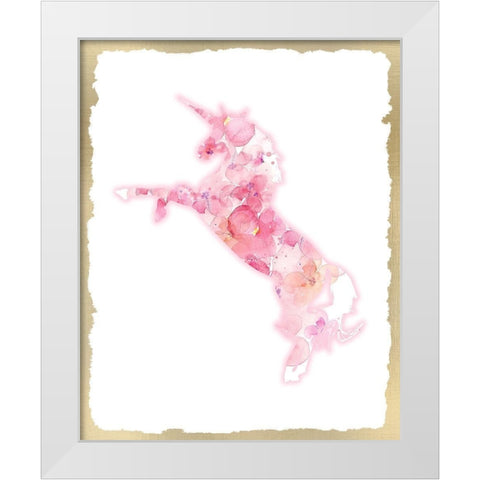 Never Let Go 3 White Modern Wood Framed Art Print by Kimberly, Allen