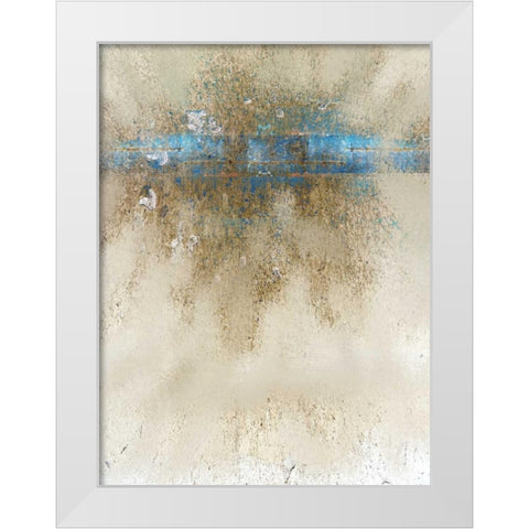 Burst 2 White Modern Wood Framed Art Print by Allen, Kimberly