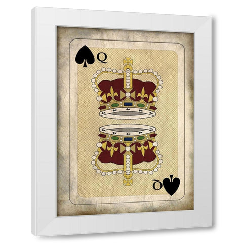 Crowns 2 White Modern Wood Framed Art Print by Kimberly, Allen
