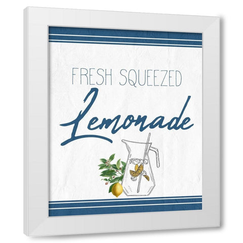 Fresh Squeezed White Modern Wood Framed Art Print by Kimberly, Allen