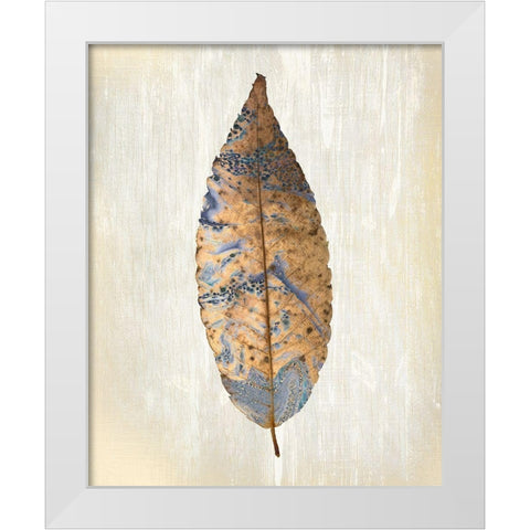 Marbled Gold 1 White Modern Wood Framed Art Print by Allen, Kimberly