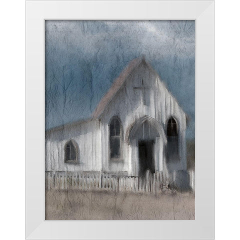 In the Country White Modern Wood Framed Art Print by Kimberly, Allen
