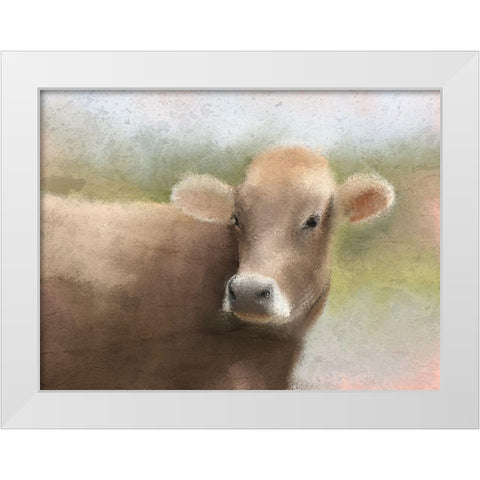 Summer on the Farm White Modern Wood Framed Art Print by Kimberly, Allen