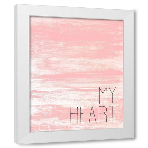 Be Still 2 White Modern Wood Framed Art Print by Kimberly, Allen