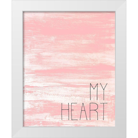 Be Still 2 White Modern Wood Framed Art Print by Kimberly, Allen