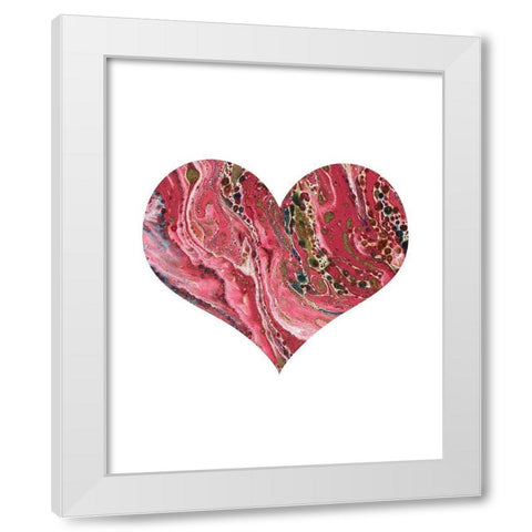 Be You 1 White Modern Wood Framed Art Print by Kimberly, Allen