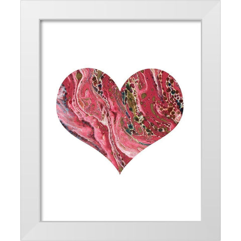 Be You 1 White Modern Wood Framed Art Print by Kimberly, Allen