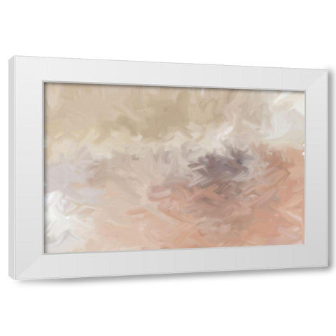 Cross White Modern Wood Framed Art Print by Kimberly, Allen