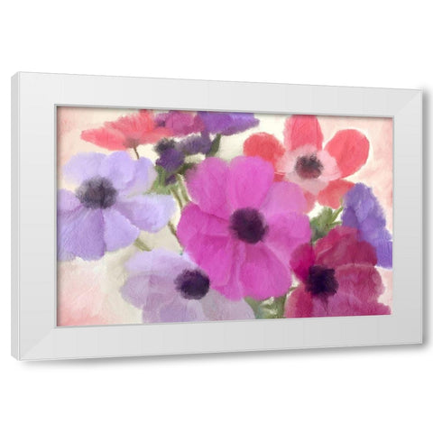 Bloom Bright White Modern Wood Framed Art Print by Kimberly, Allen