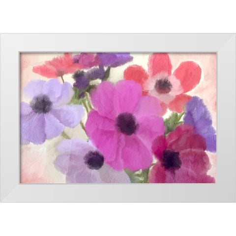 Bloom Bright White Modern Wood Framed Art Print by Kimberly, Allen