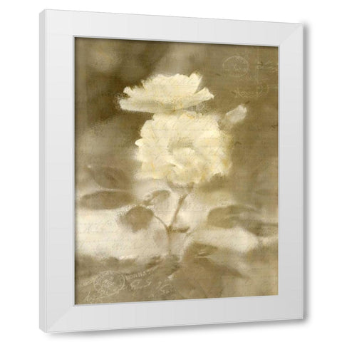 Early Blooming White Modern Wood Framed Art Print by Allen, Kimberly