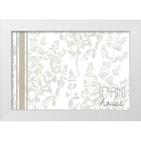Farm Life A White Modern Wood Framed Art Print by Kimberly, Allen