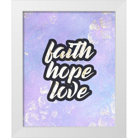Imagine 2 White Modern Wood Framed Art Print by Kimberly, Allen