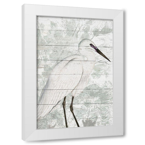 On the Shore 1 White Modern Wood Framed Art Print by Kimberly, Allen