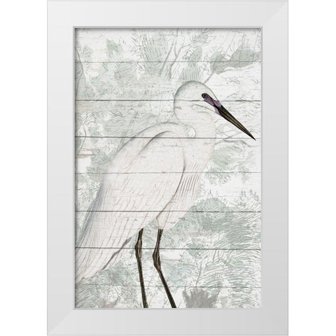 On the Shore 1 White Modern Wood Framed Art Print by Kimberly, Allen