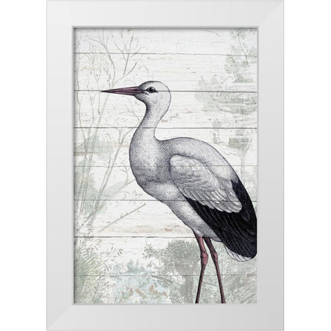 On the Shore 2 White Modern Wood Framed Art Print by Kimberly, Allen