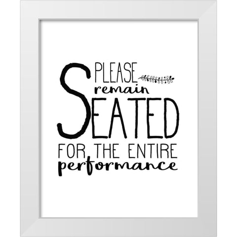 In the Bathroom 7 White Modern Wood Framed Art Print by Kimberly, Allen