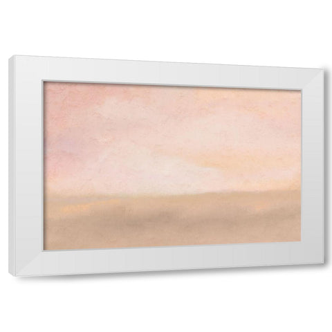 Pinkest Dusk White Modern Wood Framed Art Print by Kimberly, Allen