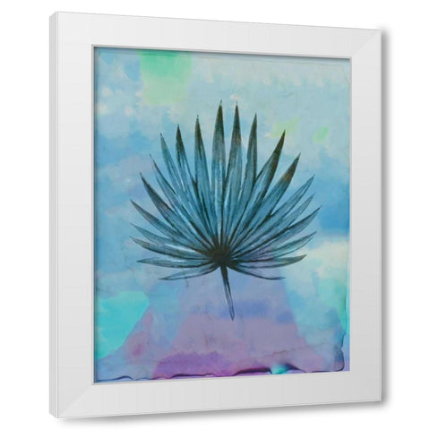 Palm Leaves 2 White Modern Wood Framed Art Print by Allen, Kimberly