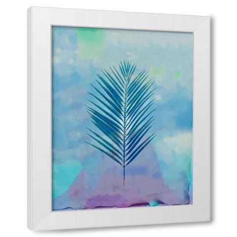 Palm Leaves 4 White Modern Wood Framed Art Print by Allen, Kimberly