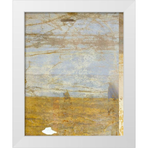 Golden Day 1 White Modern Wood Framed Art Print by Allen, Kimberly