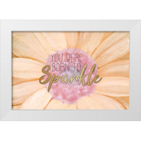You were Born White Modern Wood Framed Art Print by Kimberly, Allen