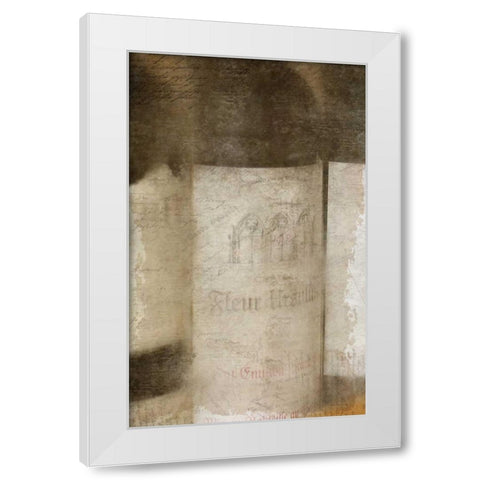 Vintage Wine 1 White Modern Wood Framed Art Print by Allen, Kimberly