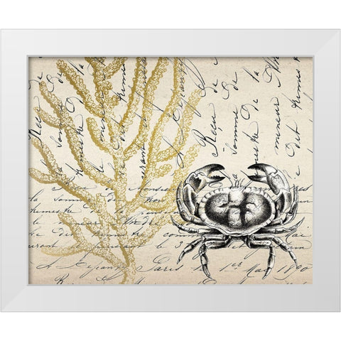 Letters to the Sea 5 White Modern Wood Framed Art Print by Kimberly, Allen