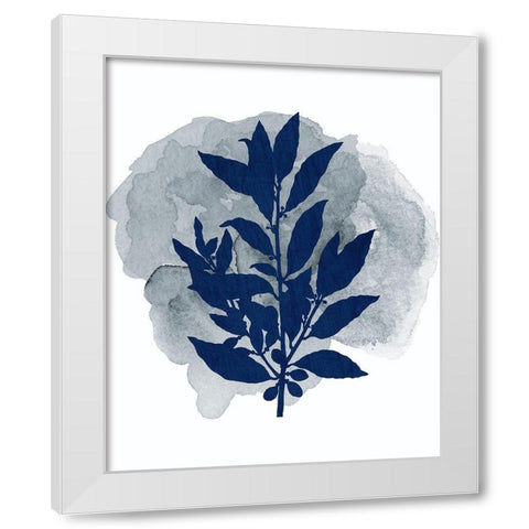 Botanical Branch 1 White Modern Wood Framed Art Print by Kimberly, Allen