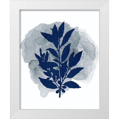 Botanical Branch 1 White Modern Wood Framed Art Print by Kimberly, Allen