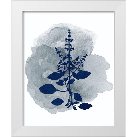 Botanical Branch 3 White Modern Wood Framed Art Print by Kimberly, Allen