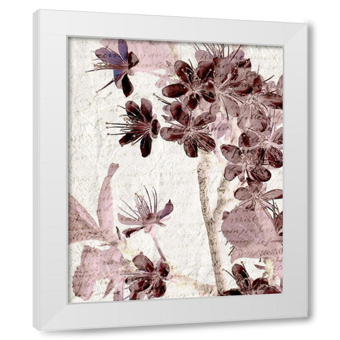 Cherry Blossom Plum 2 White Modern Wood Framed Art Print by Kimberly, Allen