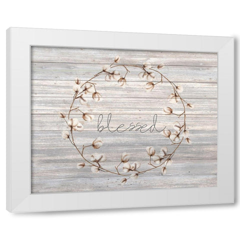 Cotton Days 7 White Modern Wood Framed Art Print by Kimberly, Allen