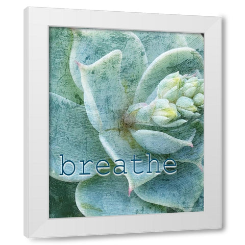 Relax and Breathe 2 White Modern Wood Framed Art Print by Kimberly, Allen