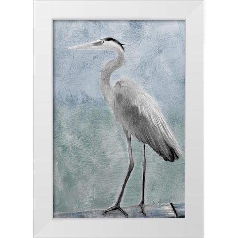Standing Tall White Modern Wood Framed Art Print by Kimberly, Allen