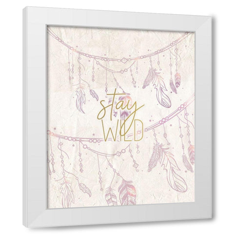 Dream Catcher 2 White Modern Wood Framed Art Print by Kimberly, Allen