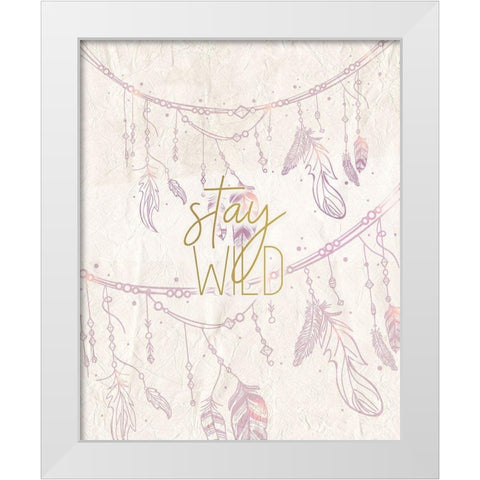 Dream Catcher 2 White Modern Wood Framed Art Print by Kimberly, Allen