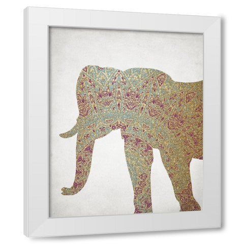 Traveler 3 White Modern Wood Framed Art Print by Kimberly, Allen